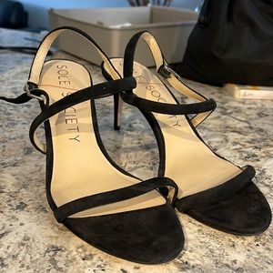 Sole Society Black Heels